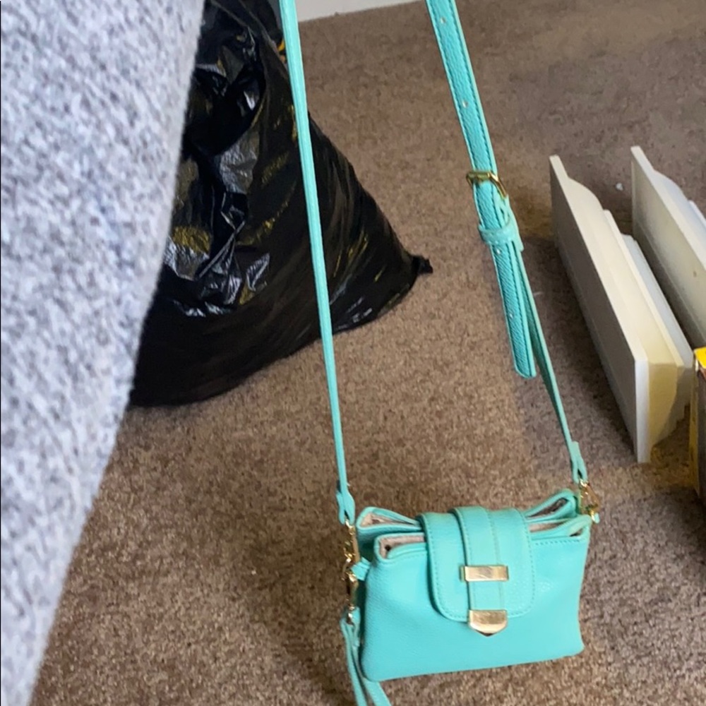 Teal charming Charlie’s purse